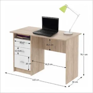 PC stôl SAMSON NEW Tempo Kondela Dub sonoma