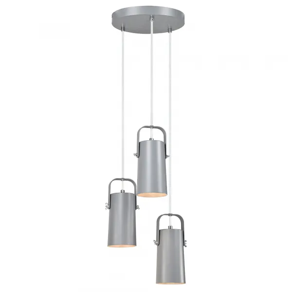 Závesná lampa DEVAN Tempo Kondela Sivá
