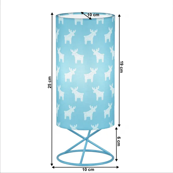 Stolová lampa AVAM Tempo Kondela Modrá