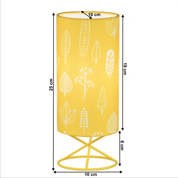 Stolová lampa AVAM Tempo Kondela Žltá