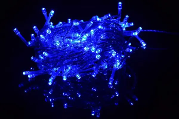 OEM D00809 Vianočné LED osvetlenie 18 m - modré, 200 diód
