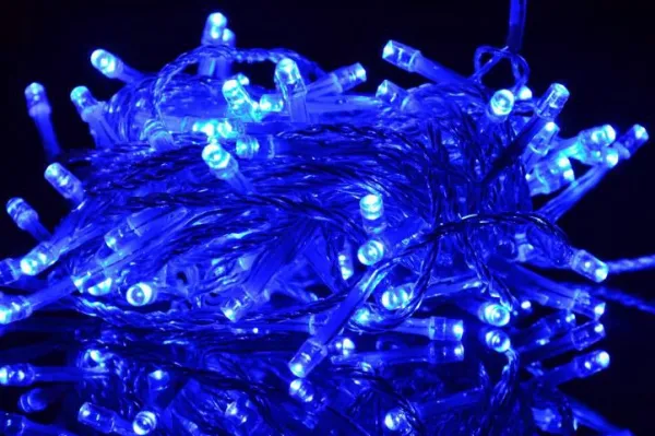 OEM D00809 Vianočné LED osvetlenie 18 m - modré, 200 diód