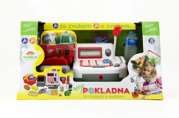 Detská pokladňa Teddies so zvukom