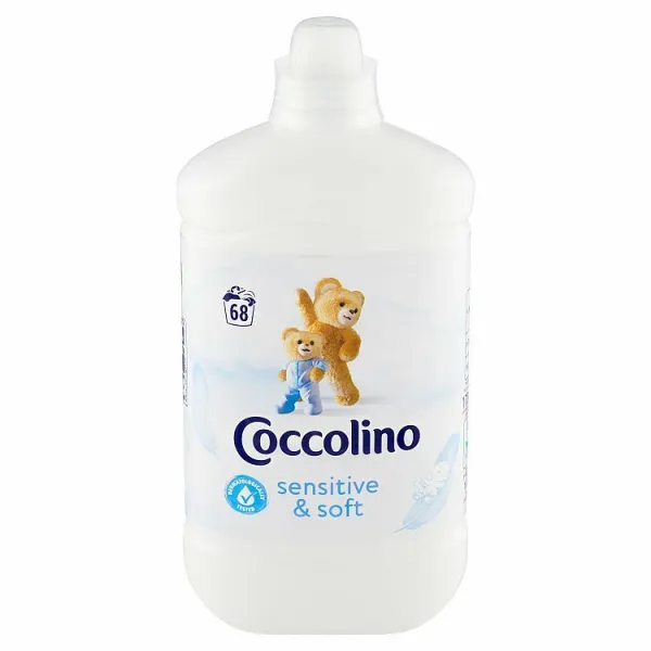 Coccolino Sensitive & Soft koncentrovaný avivážny prípravok 68 praní 1700 ml