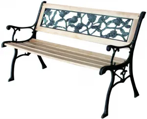 Záhradná lavička 122 x 56 x 74 cm | jaks