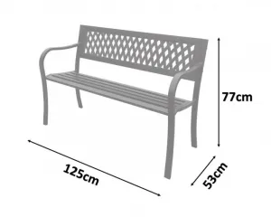 Čiernazáhradnálavička125x53x77cm