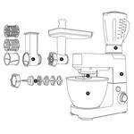 Kuchynský robot G21 Promesso Brown