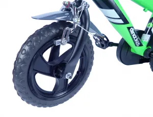 Detský bicykel Dino Bikes 412UL zelené 12" chlapčenské