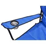 Stolička Cattara BARI kempingová skladacia modrá