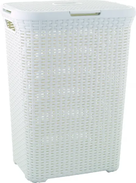 Kôš Curver® NATURAL STYLE 60L, krémový, 44x34x61 cm, na bielizeň, prádlo 2211370