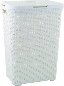 Kôš Curver® NATURAL STYLE 60L, krémový, 44x34x61 cm, na bielizeň, prádlo 2211370
