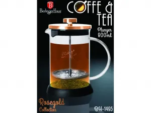 BERLINGERHAUS RoseGold Collection zaparovač Coffe&Tea 800 ml