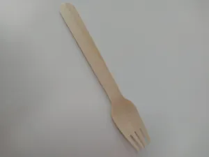MAKRO - Drevená vidlička 10ks/ 16 cm/