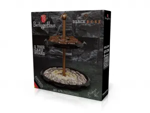 Berlinger Haus 2-poschodový stojan na cukrovinky Black Rose Collection 