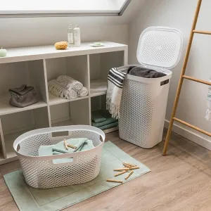 CURVER 41084 Kôš na špinavú bielizeň s vekom 59L kôš na bielizeň - biely