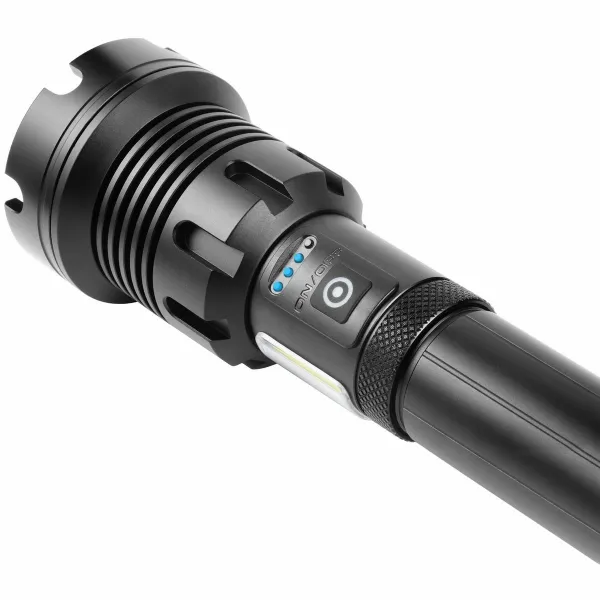 Retlux RLP 401 Taktické ručné nabíjacie LED svietidlo, dosvit 800 m, výdrž 15 hodín