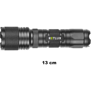 Retlux RPL 110 Ručné LED svietidlo na AAA batérie​, dosvit 100 m, výdrž 48 hodín