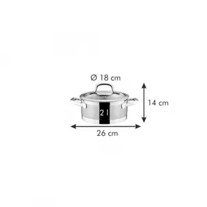 TESCOMA Kastról PRESIDENT s pokrievkou ø 18 cm, 2.0 l 