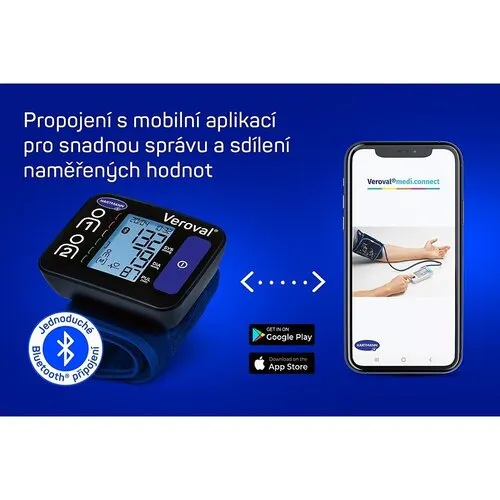 Hartmann Veroval Zápästný tlakomer Compact Connect BPW26