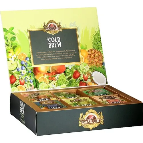 Basilur Darčeková sada čajov COLD BREW 60 x 2 g
