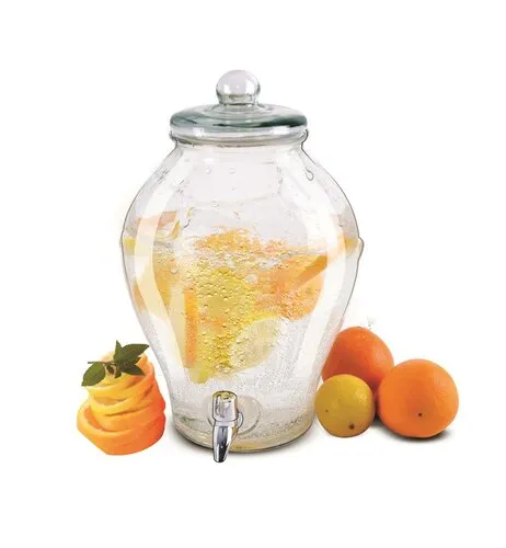 Orion Fľaša sklo+kohútik APPLE, 6,5 l