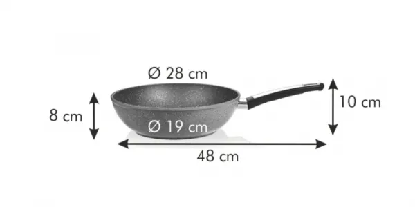 Tescoma i-PREMIUM Stone Wok 28 cm, 