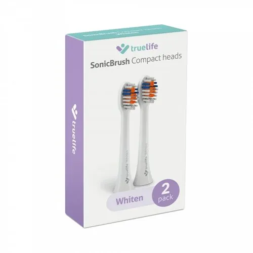 TrueLife Náhradná hlavica na SonicBrush Compact-series heads Whiten white, 2 ks
