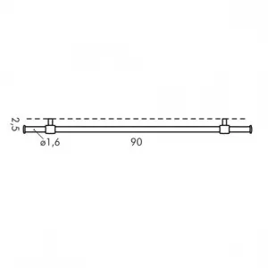 Tescoma Závesná tyč MONTI 90 cm