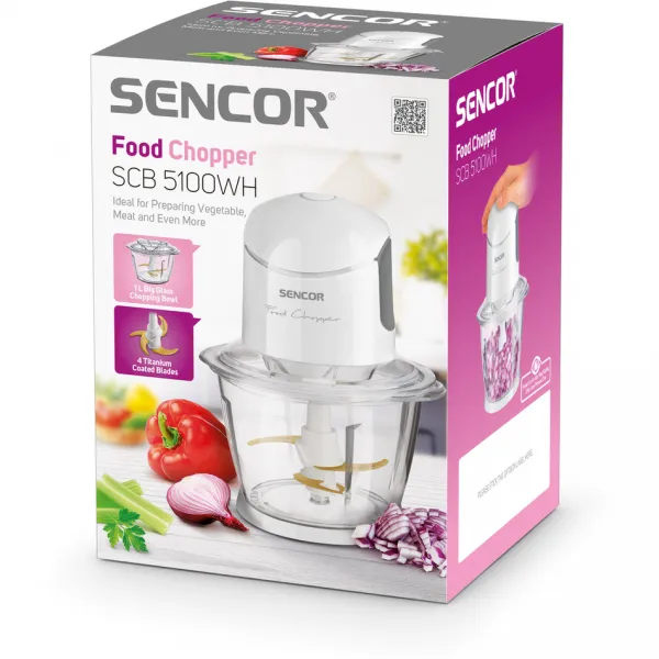 Sekáčik potravín Sencor SCB 5100WH EUE3