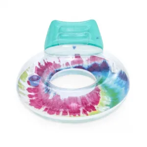 Bestway Nafukovacie kreslo s úchytmi Tie Dye, 118 x 117 cm