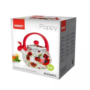 Banquet Čajník smalt Poppy, 2,2 l