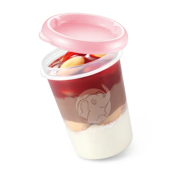 TESCOMA dóza PAPU PAPI 250 ml, 2 ks, ružová 