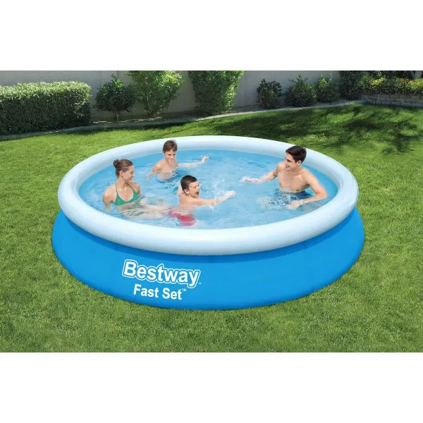 Bestway Nadzemný bazén Fast Set, pr. 366 cm, v. 76 cm