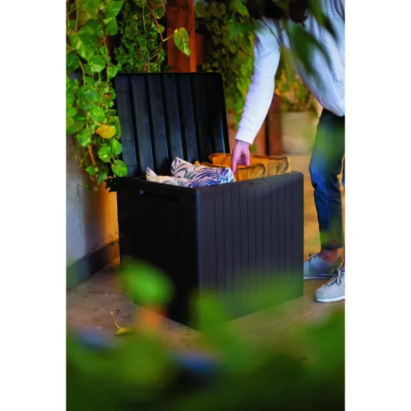 KETER záhradný box City Storage Box, 113 l , grafitový
