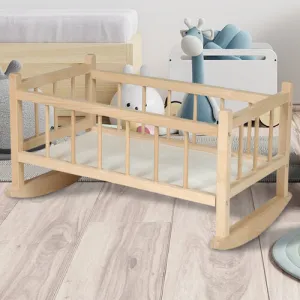 Teddies Kolíska drevená veľká 50cm