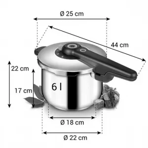Tescoma Tlakový hrniec SmartCLICK 6.0 l