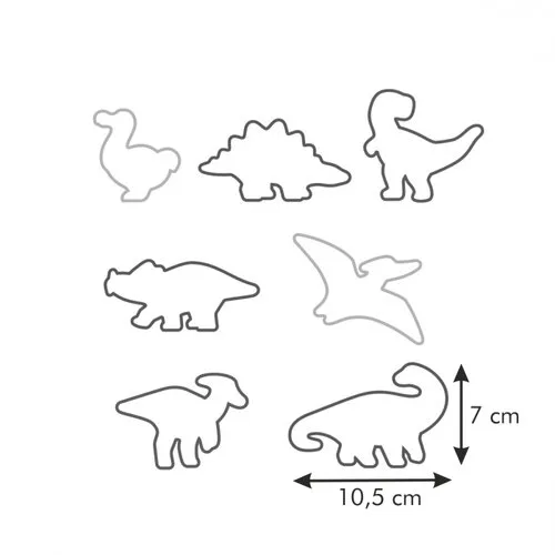 Tescoma Vykrajovače dinosaury DELÍCIA KIDS, 7 ks 