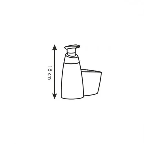 Tescoma Dávkovač saponátu s miestom pre špongiu CLEAN KIT, 350 ml