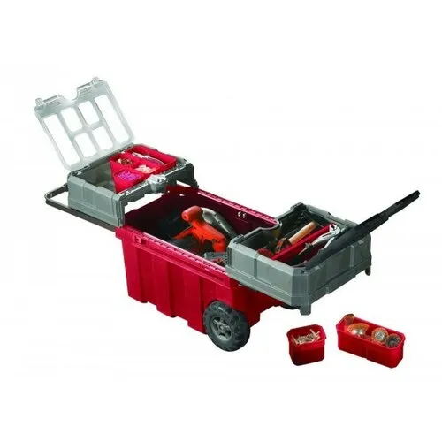 KETER MASTERLOADER BOX NA KOLIESKACH ČIERNY/ČERVENÝ CRV237787