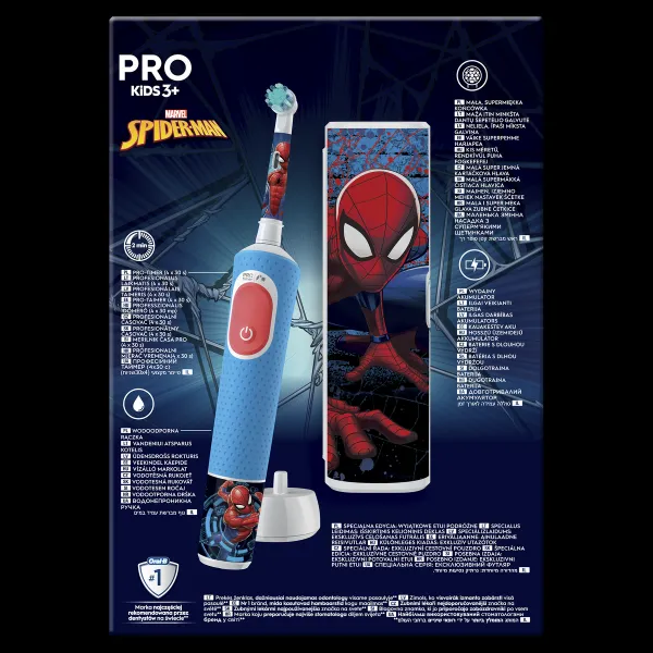 Oral-B Vitality Pro Kids Spiderman + Cestovní pouzdro