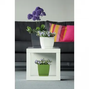 Prosperplast Truhlík KUBA s miskou grafit, varianta 39 cm