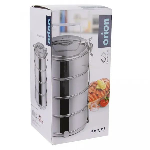Orion Obedár 4x 1,3 l, nerez