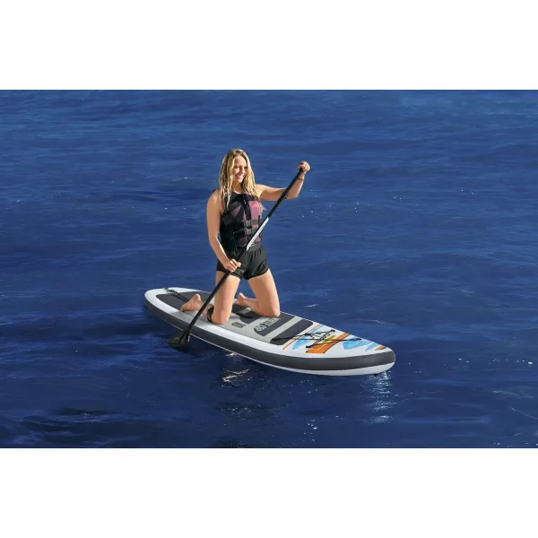 Nafukovací paddleboard SUP WHITE CAP SET HYDRO-FORCE 65342 BESTWAY