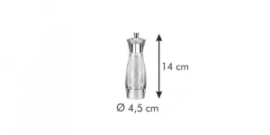 Tescoma Virgo Mlynček na soľ 14 cm, 14 cm