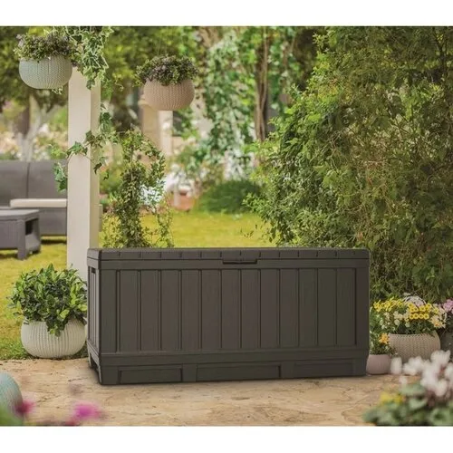 Zahradný box Keter Kentwood 350 l hnedý