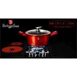 Hrniec Berlingerhaus s mramorovým povrchom a pokrievkou 20 cm Burgundy Metallic Line BH-1256