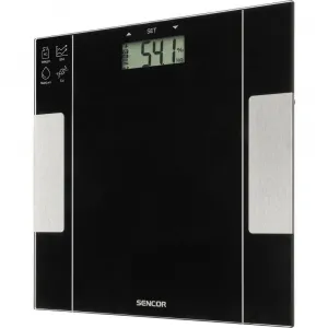 SENCOR osobná fitness váha sklenený povrch do 150kg váhy 1ks
