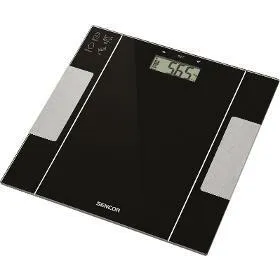 SENCOR osobná fitness váha sklenený povrch do 150kg váhy 1ks