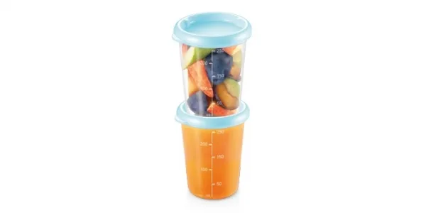 TESCOMA Dóza PAPU PAPI 250 ml, 2 ks, modrá