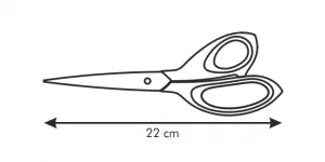 Nožnice do domácnosti COSMO 22 cm